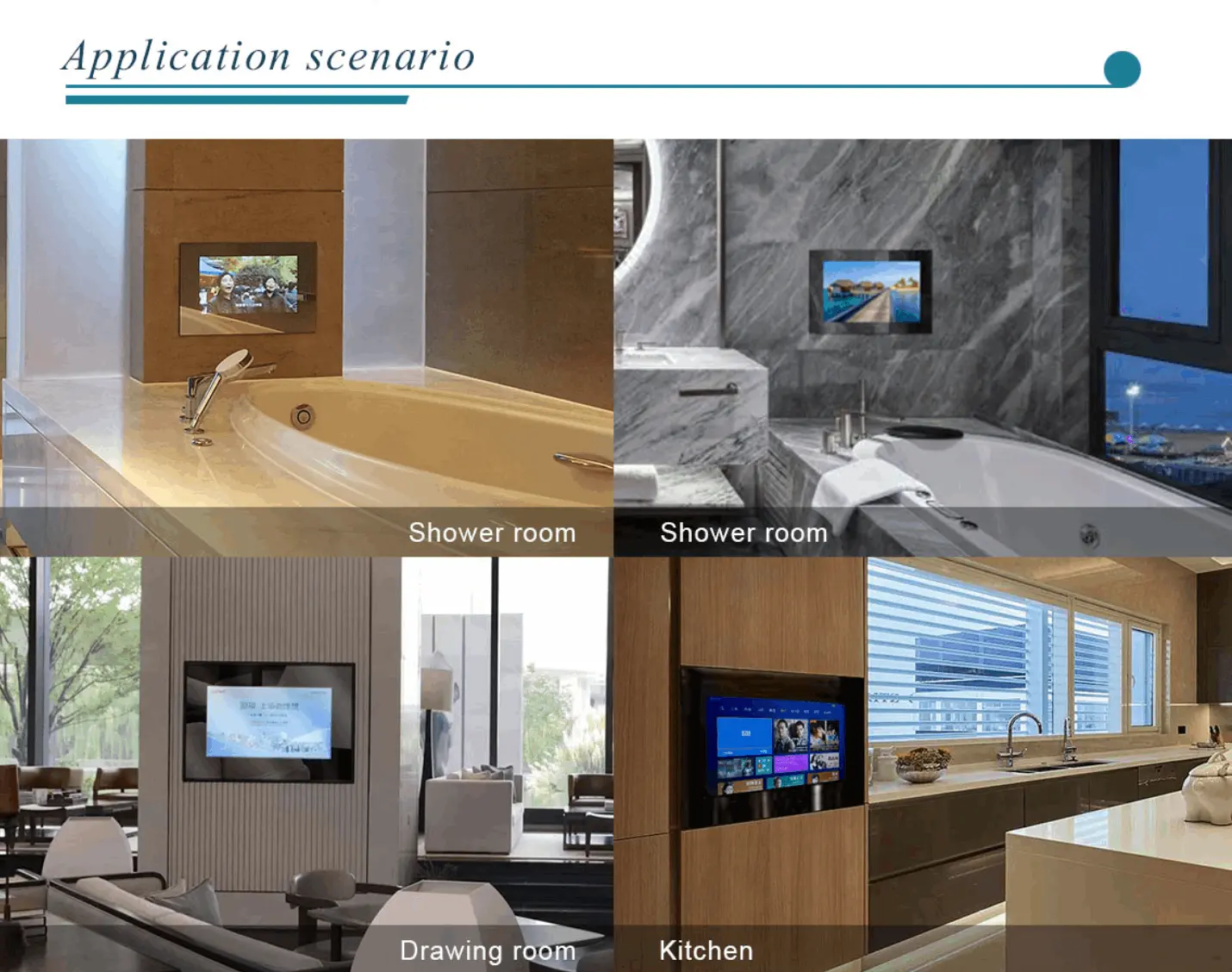 Smart mirror application scenarios Smart mirror application scenarios