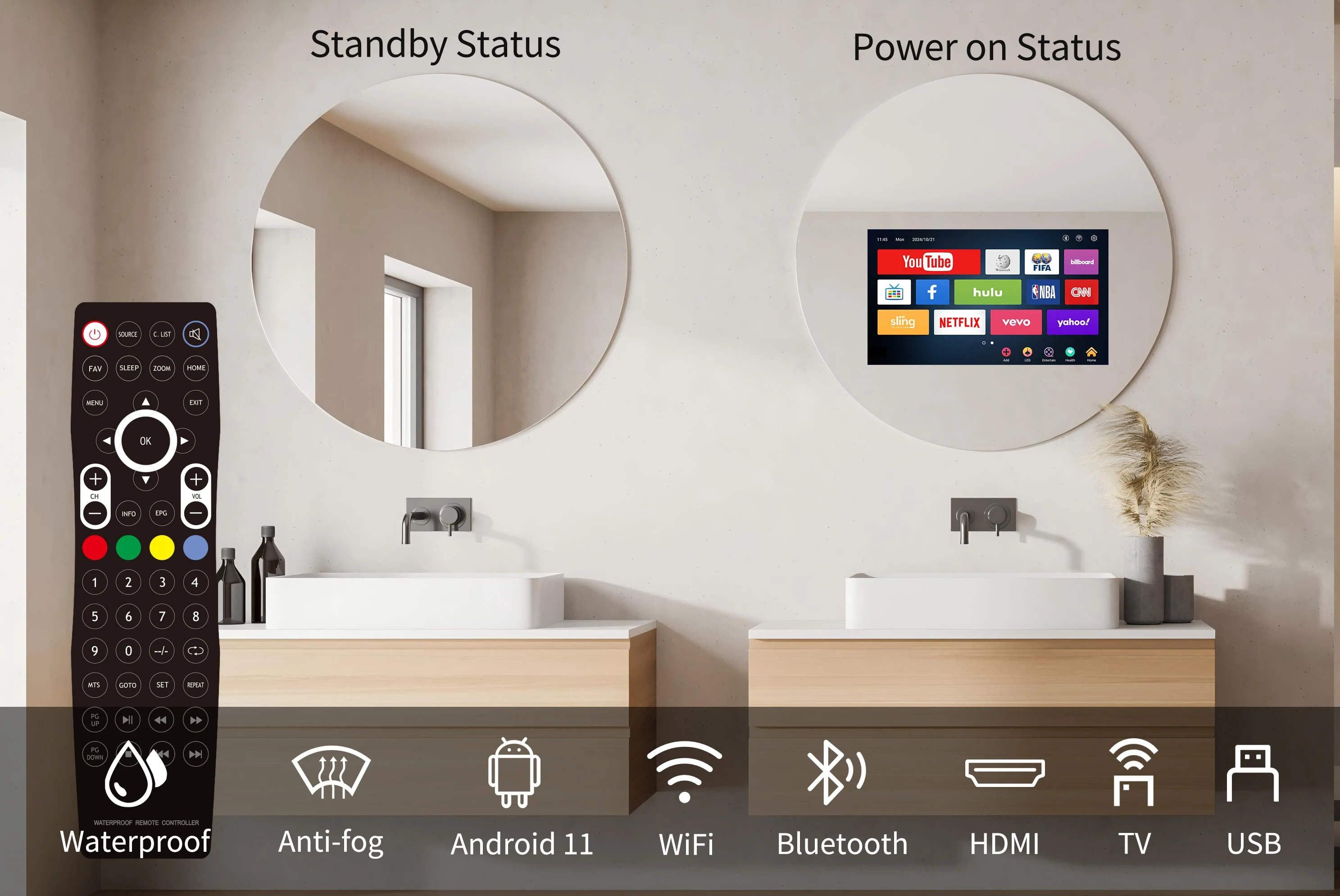 Power on/off Power on/off