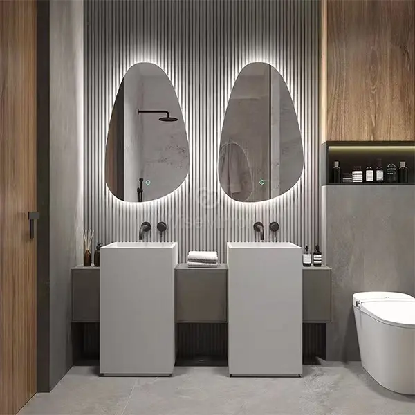 custom Irregular Shaped Smart Mirror