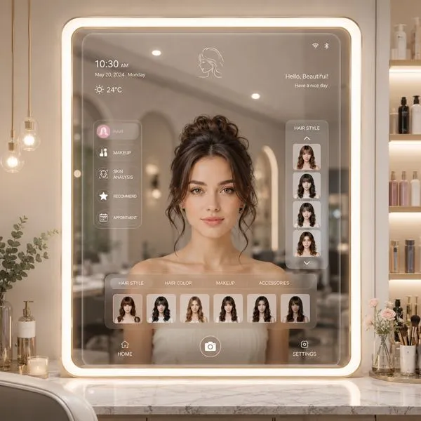 beauty smart barber mirror