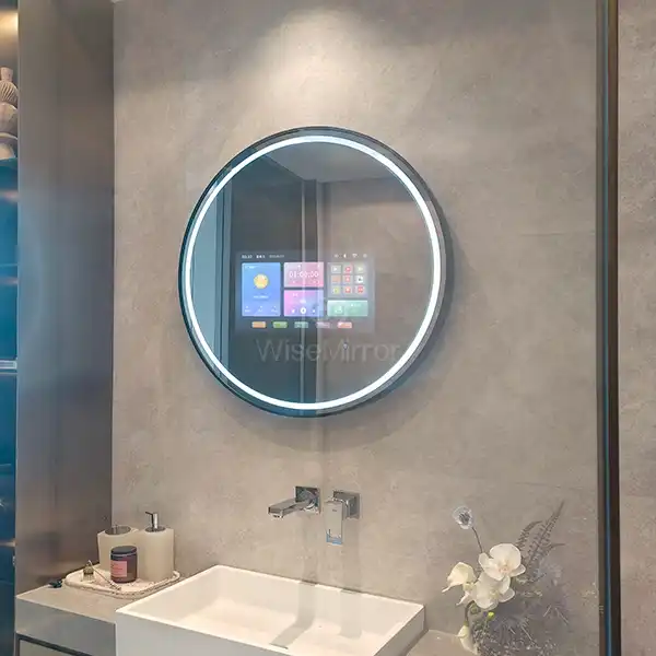 illuminated smart bathroom mirror 