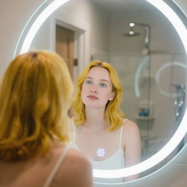 smart mirror display