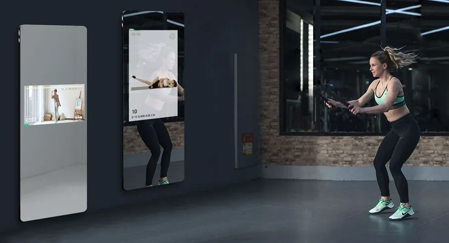 Interactive Gym Mirror TV 