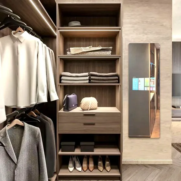 wall-mounted full-length smart dressing mirrors