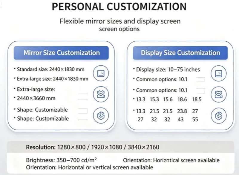 Customization display TV