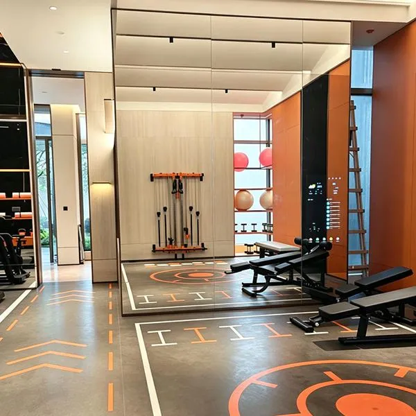 commercial gym smart mirror 
