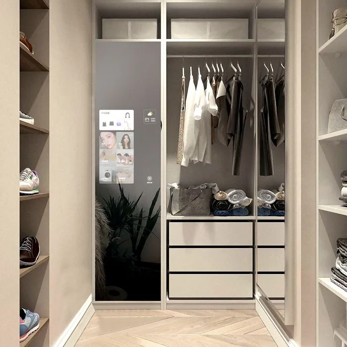 Recessed Custom Smart Dressing Mirror Recessed Custom Smart Dressing Mirror