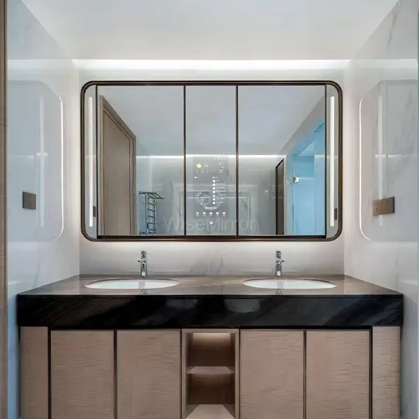 Smart Bathroom Mirror With Storage